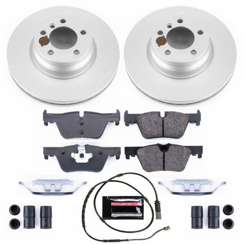 Power Stop 13-18 BMW 320i xDrive Rear Z23 Evolution Sport Coated Brake Kit - CRK6852