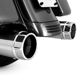 Vance & Hines HD Touring 95-16 Torquer 450 Chrome Slip-On Exhaust - 16673