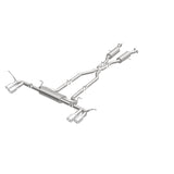 MagnaFlow Cat Back, SS, 2.5in, Quad Split Polish 4in tip 14-15 Jeep Grand Cherokee 3.6L/5.7L V6/V8 - 19193
