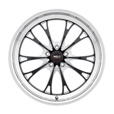 Weld S113 20X10.5 Belmont 5X115 ET20 BS6.5 Gloss Black MIL Dia 71.5 - S11300590P20