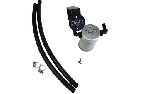J&L 16-17 Chevrolet SS 6.2L Passenger Side Oil Separator 3.0 - Clear Anodized - 3083P-C