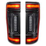 Oracle Lighting 17-22 Ford F-250/350 (Black Series) Flush Mount LED Tail Lights - 5896-504-T
