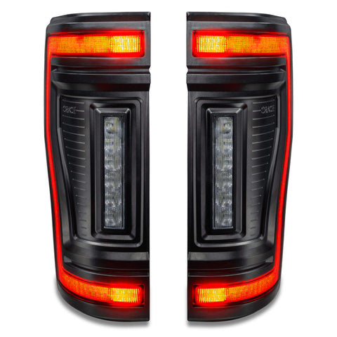 Oracle Lighting 17-22 Ford F-250/350 (Black Series) Flush Mount LED Tail Lights - 5896-504-T