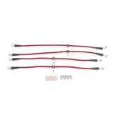 Power Stop 08-10 Subaru Impreza Front & Rear SS Braided Brake Hose Kit - BH00015