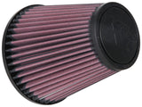 K&N Filter Universal Rubber Filter 3 1/2 inch 10 Degree Flange 5 3/4 inch OD 6 inch Height - RU-1035