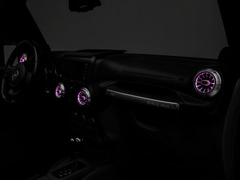 Raxiom 11-18 Jeep Wrangler JK LED Ambient Vent Lighting Kit - J139322