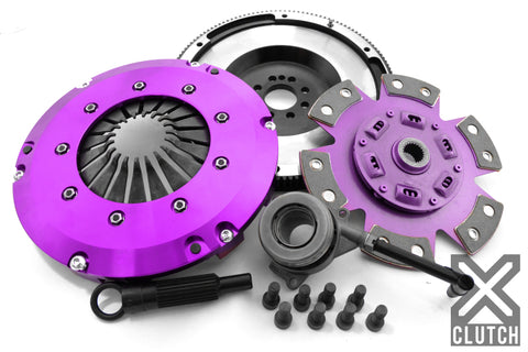 XClutch 08-09 Audi A3 Sportback 2.0L Stage 2R Extra HD Sprung Ceramic Clutch Kit - XKVW24698-1R