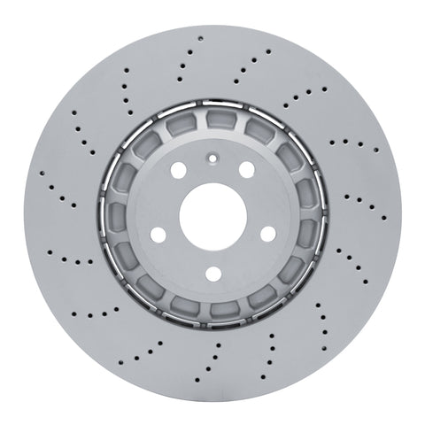 DFC 22-26 Audi RS3 Front Drilled Hi-Carbon Alloy GEOMET Coated Rotor - 920-73098A