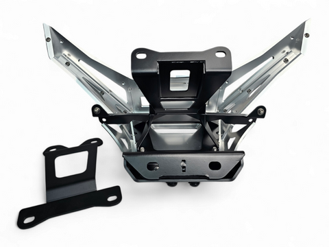 Elektric Offroad 2017+ Can Am X3 Maverick Billet Front Winch Bumper Anodized Clear - FWB210036