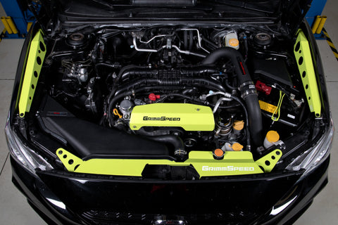 Grimm Speed Subaru Impreza/WRX/STI/Legacy/Forester/BRZ Lightweight Battery Tie Down - Neon Green - 121037