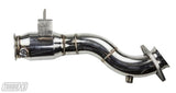 Turbo XS 2015+ Ford Mustang Ecoboost Downpipe w/ High Flow Catalytic Converter - M15-DPC
