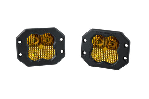 Diode Dynamics SS3 Sport ABL - Yellow Combo Flush (Pair) - DD6926P