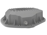 aFe Street Series Rear Differential Cover Raw w/ Machined Fins 01-18 GM Diesel Trucks V8-6.6L (td) - 46-71060A