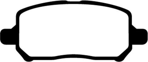 EBC 05-10 Chevrolet Cobalt 2.2 4 Lug Greenstuff Front Brake Pads - DP21660