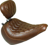 Mustang 08-21 Harley Electra Glide Std, Rd Glide, Rd King, Str Glide Tripper Solo Seat - Black - 76713