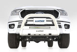 Lund 2019 Ford Ranger Bull Bar w/Light & Wiring - Polished Stainless - 47021300