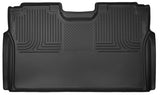 Husky Liners 15-17 Ford F-150 SuperCrew X-Act Contour Black 2nd Seat Floor Liners (Full Coverage) - 53491