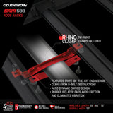 Go Rhino SRM500 Quad Rail Kit (For 65in. Long Rack) - Tex. Blk (Rails ONLY - Req. Platform) - 5935063T