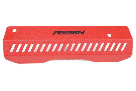 PERRIN 22-23 Subaru WRX Pulley Cover (Short Version - Works w/AOS System) - Red - PSP-ENG-154RD