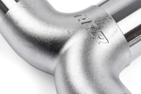 APR Cast T304 Stainless Steel T-Splitter - 76mm to Dual 63.5mm (3in to Dual 2.5in) - EXH0433