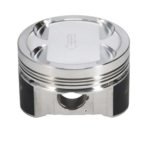 Manley 03-06 EVO VIII/IX 86.0mm Bore +1.0mm Over Size 10.0/10.5 CR Dish Piston Set with Rings - 619210C-4