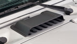 Bushwacker 98-18 Jeep Wrangler Trail Armor Hood Scoop (Textured Tpo) - Black - 15002