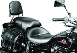 Mustang 98-16 Yamaha V-Star 650 Custom, 98-10 V-Star 650 Cl Touring 1PC Seat w/Studs - Black - 75266