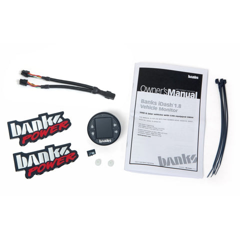 Banks Power iDash 1.8 DataMonster Universal CAN Expansion Gauge w/ Data Logging - 66762