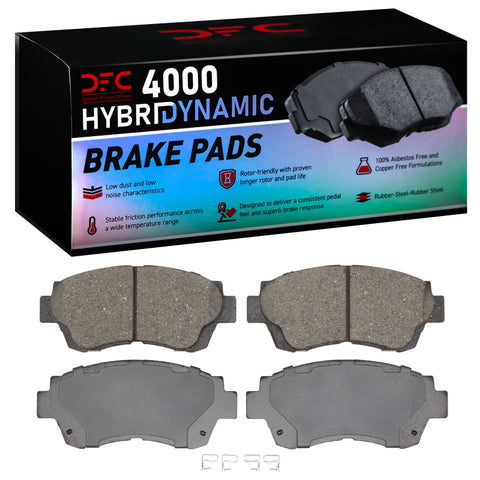 DFC 90-03 Toyota Sienna Front 4000 Hybridynamic Brake Pads - 4000-0476-00
