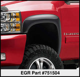 EGR 07-13 Chev Silverado 6-8ft Bed Rugged Look Fender Flares - Set (751504) - 751504