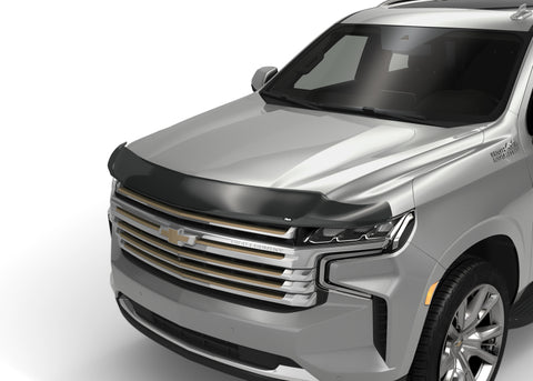 AVS 2021 Chevrolet Suburban High Profile Bugflector II Hood Shield - Smoke - 25960