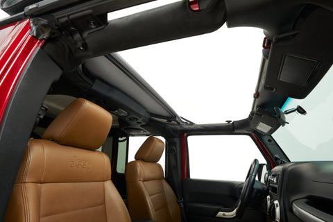 Bestop 07-18 Jeep Wrangler JK Sunrider For Hardtop (Black Diamond 2-Door Or 4-Door) - 52453-35