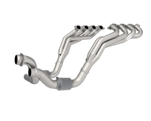 Kooks 20-22 Ford F250 7.3L V8 / Ford F350 7.3L V8 1-7/8in x 3in SS Headers w/ H.O. Green Catted Conn - 1400H440