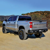Westin 19-22 Chevrolet Silverado / GMC Sierra Crew Cab Outlaw Nerf Step Bars - Textured Black - 20-14135