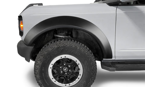 Bushwacker 21-22 Ford Bronco (2 Door) Extend-A-Fender Style Fender Flares - 4pc Smooth - 20966-02