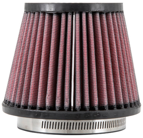 K&N Filter Universal Rubber Filter 3 1/2 inch Flange 5 inch Base 3 1/2 inch Top 4 inch Height - RU-2990