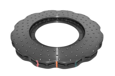 DBA 09-11 Volkswagen CC 3.6L Front 5000 Series Drilled & Slotted Ring - 52808.1WXD