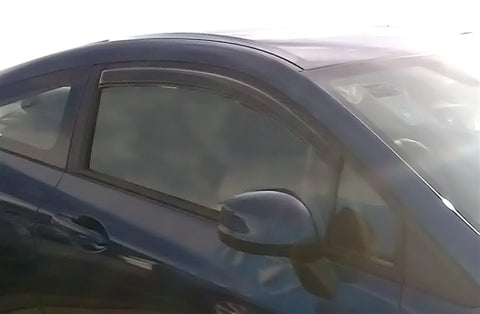 AVS 12-15 Honda Civic Coupe Ventvisor Outside Mount Window Deflectors 2pc - Smoke - 92729
