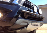 N-Fab Light Bar 12-15 Toyota Tacoma - Tex. Black - Light Tabs w/o License Plate Tabs - T124LB-TX