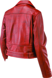River Road Arabian Spice Leather Jacket Black Womens - Small - 094393