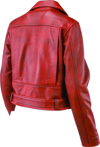 River Road Arabian Spice Leather Jacket Black Womens - Small - 094393