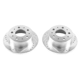 Power Stop 14-19 Ram ProMaster 1500 Rear Evolution Drilled & Slotted Rotors - Pair - AR8394XPR