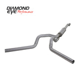 Diamond Eye KIT 4in CB MFLR RPLCMENT PIPE DUAL AL: 03-07 FORD 6.0L F250/F350 - K4340A-RP