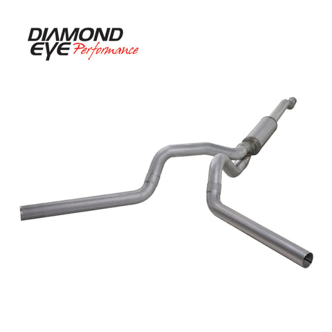 Diamond Eye KIT 4in CB MFLR RPLCMENT PIPE DUAL AL: 03-07 FORD 6.0L F250/F350 - K4340A-RP