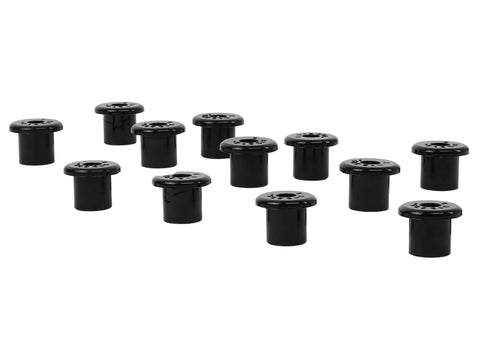 Whiteline 76-86 Jeep CJ7 Spring Eye Front/Rear and Shackle Bushing Kit - W72315