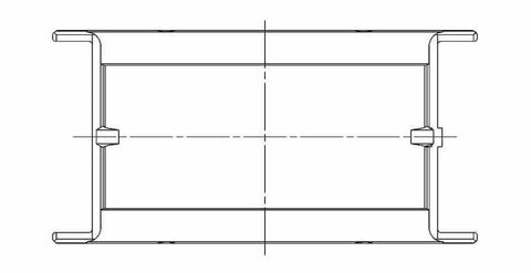 ACL Chevy V8 396/402/427/454 Race Series STD Size Main Bearing Set with Ext Oil Clearance - CT-1 Ctd - 5M829HXC-STD