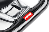 APR 15-26 Volkswagen Golf R/GTI/Jetta (MK7) Carbon Fiber/Red Stitch Steering Wheel (For Paddles) - MS100201