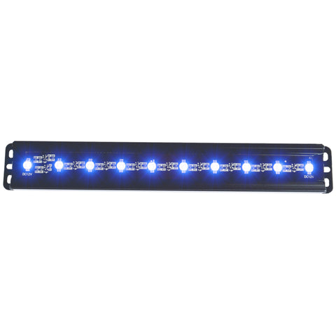 ANZO Universal 12in Slimline LED Light Bar (Blue) - 861150
