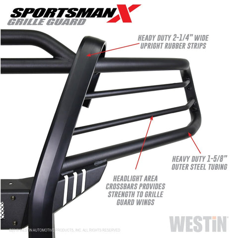 Westin 15-20 Chevrolet Colorado Sportsman X Grille Guard - Textured Black - 40-33845