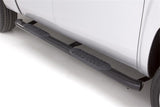 Lund 03-09 Dodge Ram 2500 Quad Cab 4in. Oval Curved Steel Nerf Bars - Black - 23475771